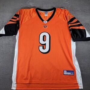 Reebok NFL Vintage Cincinnati Bengals Carson‎ Palmer #9 Embroidered Size 56